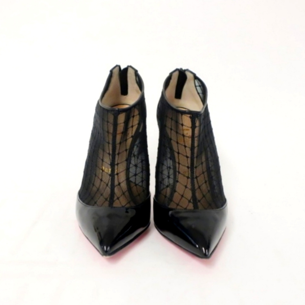 Christian Louboutin Fillette Patent/Mesh Pumps size 35